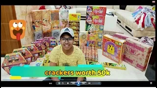 Diwali Stash 2019| Cheap & Best Price| All Brand Crackers| | pa vlogs|| diwali special