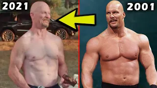 5 Saddest WWE Body Transformations 2021 - Stone Cold Steve Austin 2021 Physique