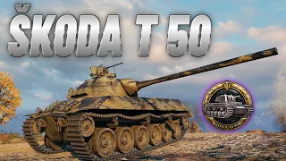 *ŠKODA T 50* 1vs5 - 8Frags - 7.5K Damage *World Of Tanks*