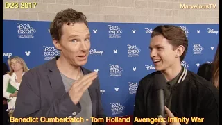 Benedict Cumberbatch & Tom Holland  'Avengers'  'Infinity War' at 'D23' 2017