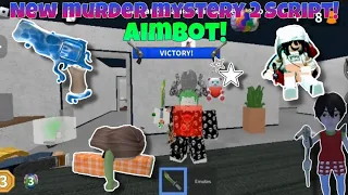 "Roblox New 💀Murder Mystery 2 Latest Script😎 Op Silent Aimbot(Sheriff) & Esp Murderer Pc Mobile🔥