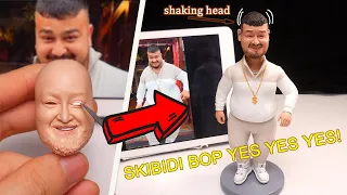 I made SKIBIDI BOP YES YES YES (Yasin Cengiz)  with polymer clay.★ Polymer Clay Tutorial.