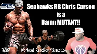 Must-Watch Reaction: Seattle RB Chris Carson is a damn MUTANT!!!