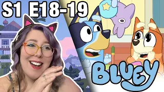 MORE BLUEY NOW!! - Bluey Season 1 Episodes 18-19 REACTION - Zamber Reacts