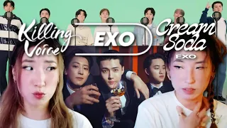 EXO 엑소 'Cream Soda' MV + Killing Voice! Growl, MAMA, Butterfly Girl, and more songs! 🎆 REACTION