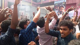 Lucifer fdfs celebration ! Changanasery abinaya