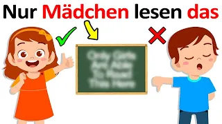 Nur Mädchen können das lesen..