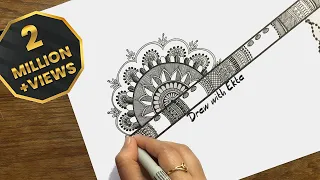 Flute Mandala art for beginners | Flute Mandala Art | Step by step