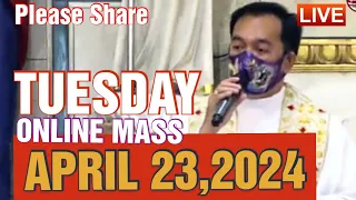 QUIAPO CHURCH LIVE MASS TODAY REV FR DOUGLAS BADONG APRIL 23,2024