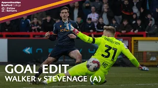 GOAL EDIT: Jamie Walker slides in the winner at Stevenage