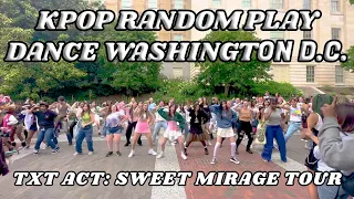 [KPOP IN PUBLIC] KPOP RANDOM PLAY DANCE at TXT Concert in WASHINGTON D.C.