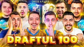 DRAFTUL 100 SPECIAL LA FIFA 22 FACUT DE ALTI YOUTUBERI CU TANASE TOTS ATACANT! FIFA 22 ROMANIA !!!