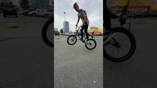 Трюки на переднем на bmx. Трюки без скейтпарка #bmx