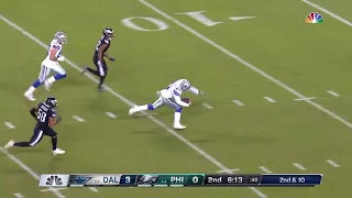 Ezekiel Elliott HURDLES Defender for 32-Yard Gain (Eagles vs  Cowboys, Week 10)