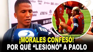 Juan Morales ROMPIÓ SU SILENCIO tras dura entrada sobre Paolo Guerrero en el Boys vs. Vallejo