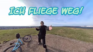 Halde Deusenberg / sonniges Wetter & starke Windböen / Mountainbiken in Dortmund?!