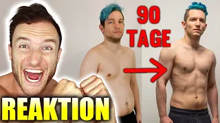 Meine Meinung zur Rezo Fitness Transformation | Falscher Trainingsplan? - Sascha Huber Reaktion