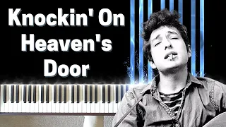 Knockin' On Heaven's Door by Bob Dylan - Piano Cover