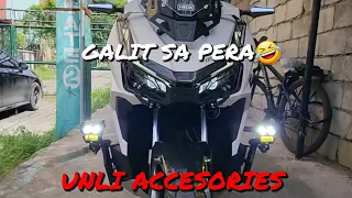 galit sa pera si sir , unlimited accessories sa kanyang ADV 160