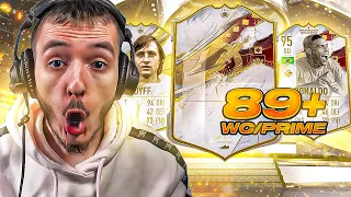 J'OUVRE DES PACKS ICONE PRIME/WORLD CUP 89+ (  ils sont cheatés ? ) - FIFA 23 Ultimate Team