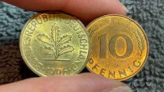 1996 Germany 10 Pfennig Coin • Values, Information, Mintage, History, and More