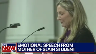 Idaho Student Murders: Ethan Chapin's mother gives emotional speech at vigil for slain students