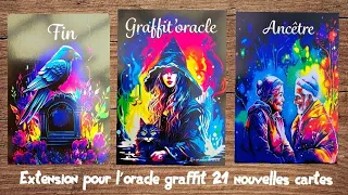 ⭐️ Extension de l'oracle Graffit de @lesoraclesdecricri 21 nouvelles cartes 😍⭐️