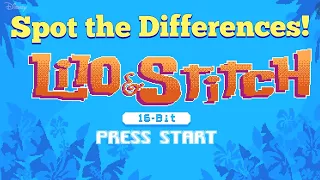Only Disney Fans can Spot the Differences! Lilo and Stitch the Movie! Full Movie. 16bit game.