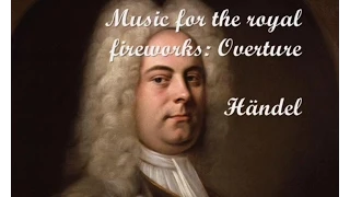 Music for the Royal Fireworks Overture, HWV 351 - Händel. Organ