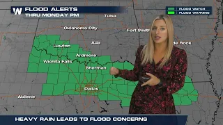 Greatest Flood Threat Includes Northern Texas and Northwestern Louisiana (08/21/22)