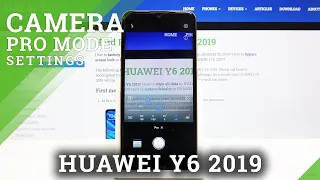 Camera Pro Mode in Huawei Y6 2019