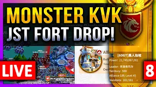 Monster KVK:  2nd JST Fort drop 🔥 LIVE! 🔴 7 IMP: C11676, 1960, 1365, 1534