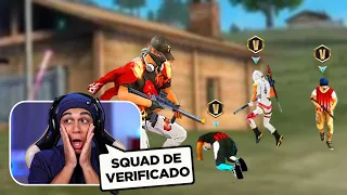 FREITAS CAI CONTRA TIME DE VERIFICADO NO CS RANK! - free fire