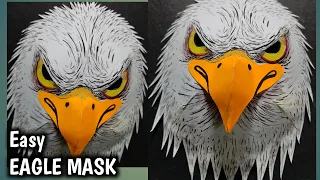 How to Make Bird Mask With Paper. Eagle Mask. Bird Face Mask Making. #birdmask #ckart&design
