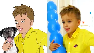 Vlad and Nikita plays with balloons Drawing Meme