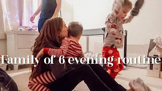 SIMPLE NIGHT ROUTINE AS A YOUNG FAMILY OF 6 2024 | STAY AT HOME MOM OF 4 BOYS UNDER 6