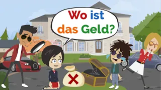 Deutsch lernen | Lisa verliert ihr ganzes Geld! | Wortschatz und wichtige Verben