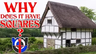 Why are medieval buildings made of squares and rectangles?