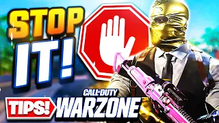 STOP These Mistakes in Warzone! Get BETTER at WARZONE! Warzone Tips! (Warzone Training)