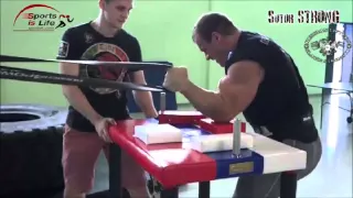 Denis Cyplenkov Barbell Bicep curls & Arm Wrestling advice