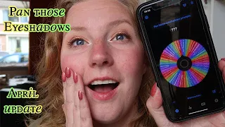 Pan those eyeshadows | April update 2024 | anoukdominiquerose