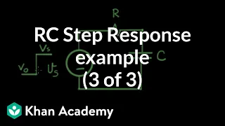 RC step response 3 of 3 example