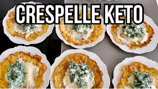 🇮🇹 Crespelle Keto con Ricotta e Spinaci