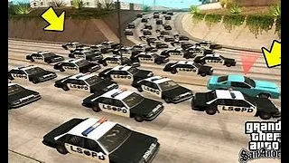 surviving 4star police chase in GTA San Andreas #videogames #game #gtasanandreas #gameplay #gta