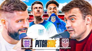 ENGLAND vs USA ft. Tom Garratt, Buvey & Rory Jennings - Pitch Side LIVE!