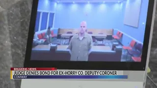 Judge denies bond for ex-Horry County deputy coroner charged with murder