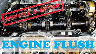 Does Flushing Your Car's Engine Actually Work? || Before and After