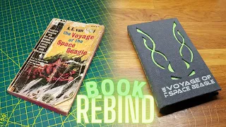 Bookbinding #11 | Restoration Rebind | The Voyage Of The Space Beagle