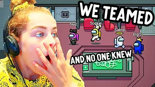 WE TEAMED TO BEAT THE WHOLE SERVER and no one noticed! AMONG US Gaming w/ The Norris Nuts