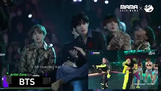 BTS Reaction to J.Y. Park X MAMAMOO (HIP) MAMA 2019